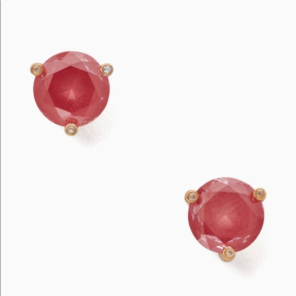 Kate Spade Earrings Coral Rise & Shine Zirconia